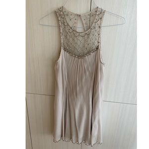 Embellished mini dress